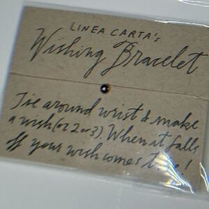 Garnet Wishing Bracelet (please see description)